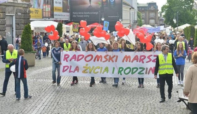 W niedzielę Marsz dla Życia i Rodziny przejdzie ulicami Radomia.