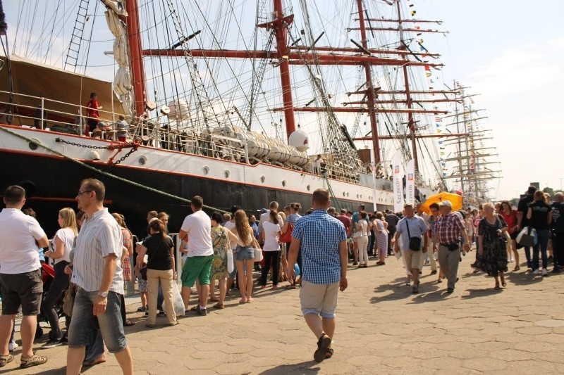 Baltic Tall Ships Regatta 2015. Tłumy na Wałach Chrobrego