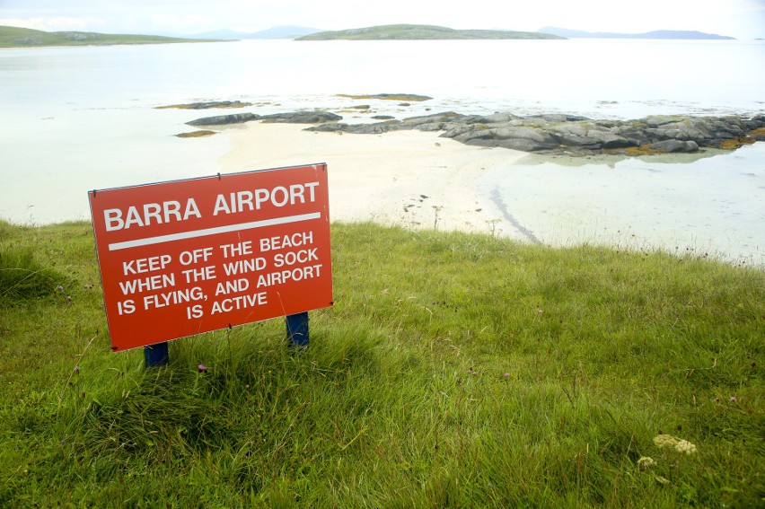 Lotnisko na szkockiej wysepce Barra ma wprawdzie trzy pasy,...