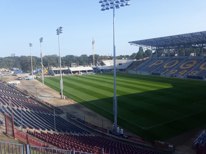 Stadion Pogoni - stan 12 września 2020.