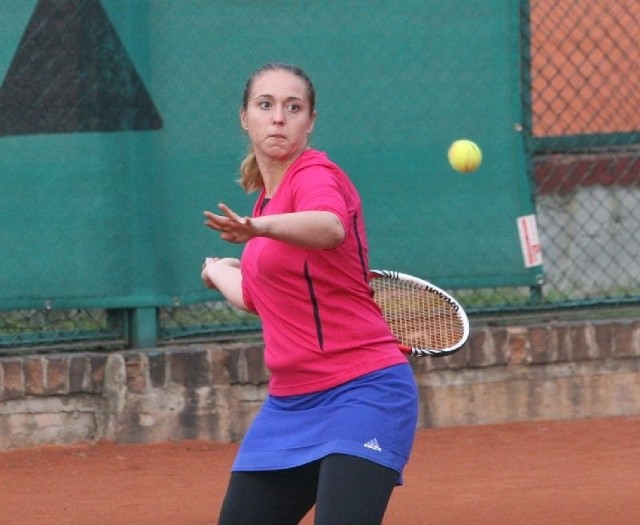 W akcji zwyciężczyni turnieju w kategorii open - Justyna Jackowska z Warszawy. 