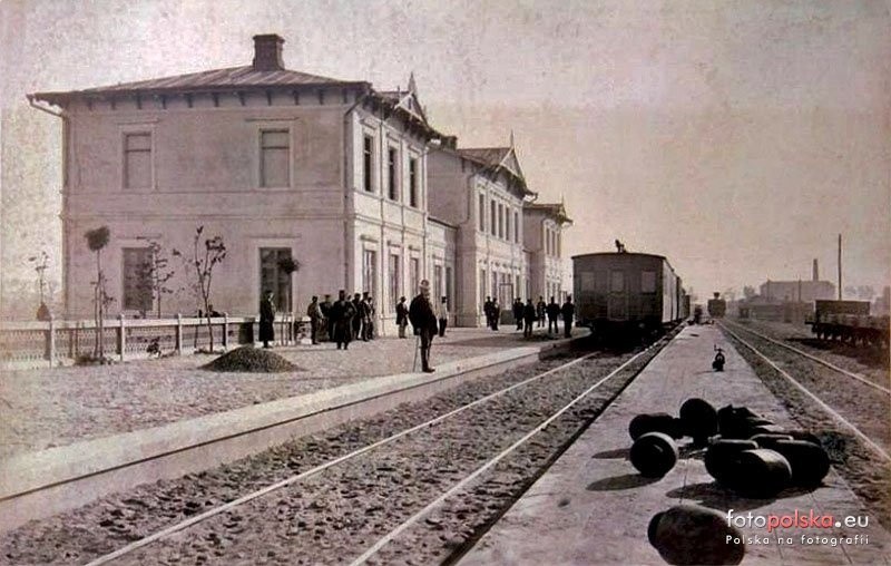Dworzec PKP w latach 1880-1890