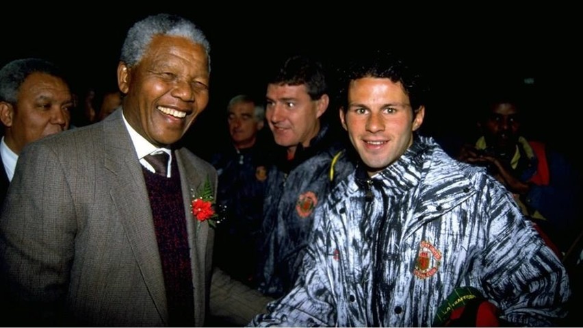 Nelson Mandela i Rayan Giggs