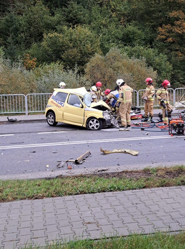 Wypadek w Małej Wsi. Jedna osoba nie żyje