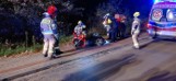 Groźny wypadek w Skopaniu. Ranny 56-letni motocyklista (ZDJĘCIA)