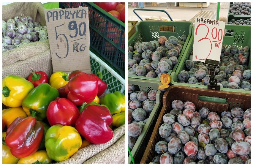 Białystok. Giełda rolno-towarowa przy Andersa. Zobacz, ile trzeba zapłacić za świeże owoce i warzywa [18.09]