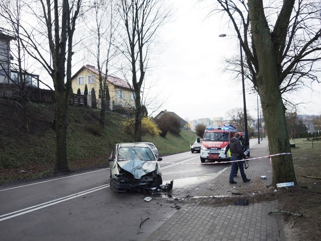 Wypadek na ul. Słupskiej w Miastku