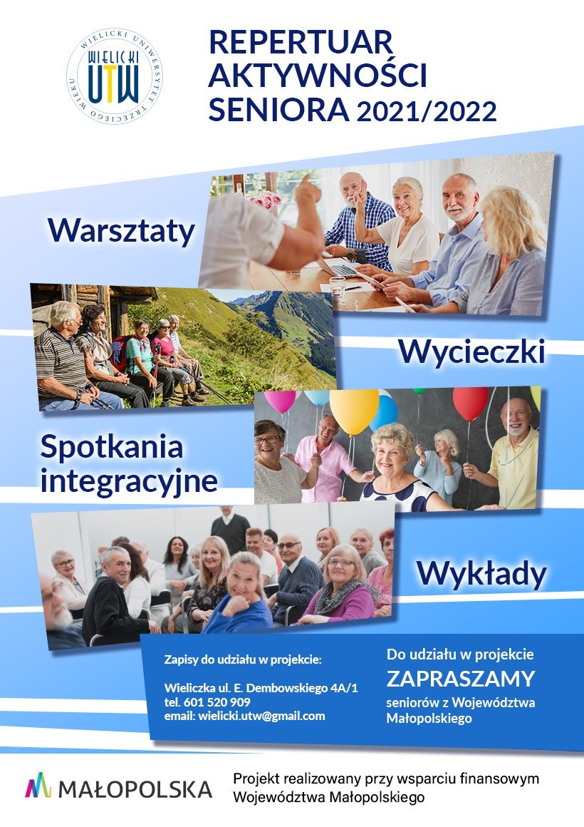 Wielicki Uniwersytet Trzeciego Wieku wznowił już w pełni...