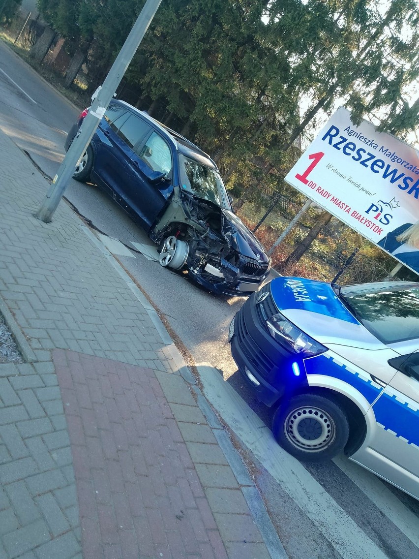 Pijany kierowca BMW doprowadził do kolizji na Dziesięcinach