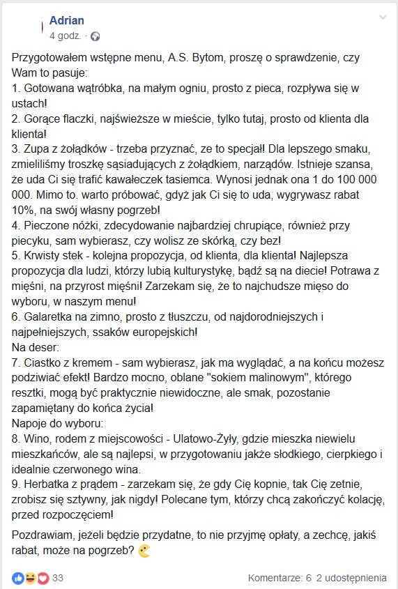 Zakład pogrzebowy z Bytomia organizuje walentynki. Zobaczcie komentarze internautów!