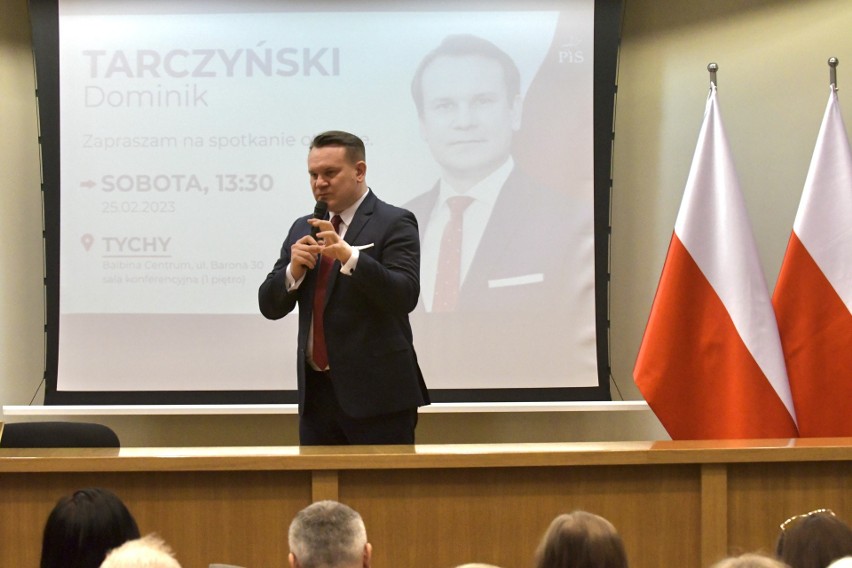 Tychy spotkanie z europosłem Dominikiem Tarczyńskim...