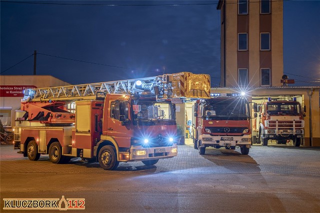 Nowy nabytek OSP Kuniów - strażaka autodrabina.