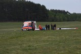 Kujawsko-Pomorskie: Wypadek lotniczy w Sumowie koło Brodnicy. Dwie osoby poważnie ranne