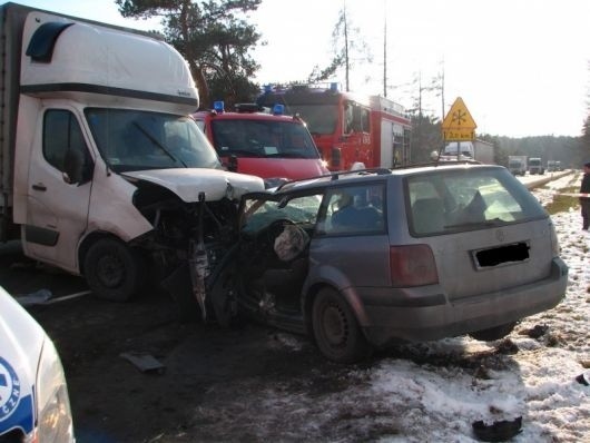Groźny wypadek koło Dąbrowy Tarnowskiej [ZDJĘCIA]