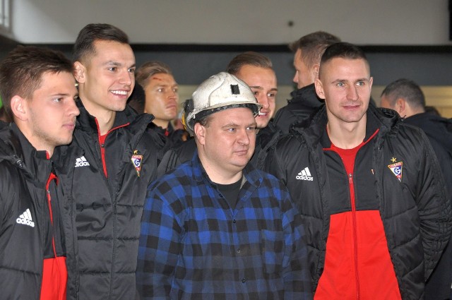 Piłkarze Górnika spotkali się z pracownikami KWK Sośnica w Gliwicach.