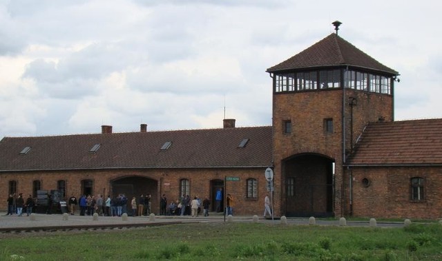 Włoszka była ubrana w czarną koszulkę z rysunkiem „Bramy Śmierci” w Brzezince  i napisem „Auschwitzland”