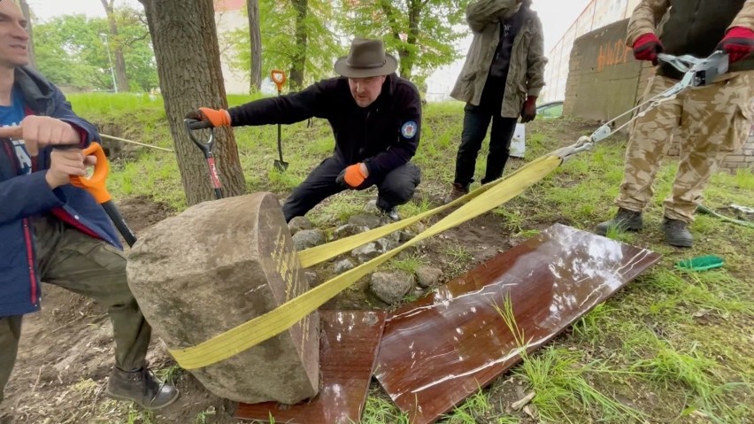 Kamień trzech cesarzy. Odkryli kawałek historii Szczecina 