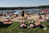 Poznaniacy korzystają z ostatnich dni upałów! Plaża nad jeziorem Strzeszynku pęka w szwach. Zobacz zdjęcia