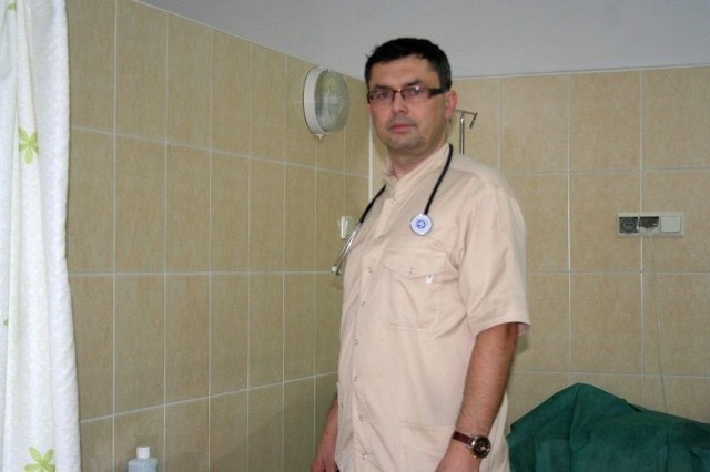 Jarosław Chlipała w szpitalu pracuje piętnasty rok