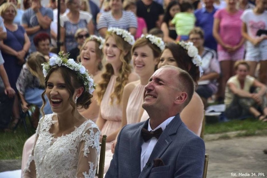 Justyna Kajko z Kolna i Daniel Krajza z Ostrowi Mazowieckiej wzięli ślub na pielgrzymce