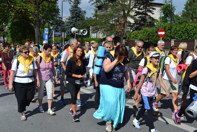 Rybnicka Pielgrzymka na Jasną Górę Wyruszyła