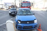 Wypadek na Boya-Żeleńskiego. Zderzyły się dwa samochody 