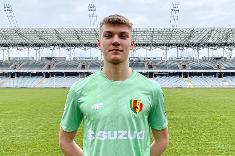 Daniel Marczewski, wychowanek Neptuna Końskie, ostatnio bramkarz ŁKS Probudex Łagów wypożyczony do Korony Kielce 