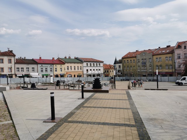 Przebudowany  Rynek w Chrzanowie