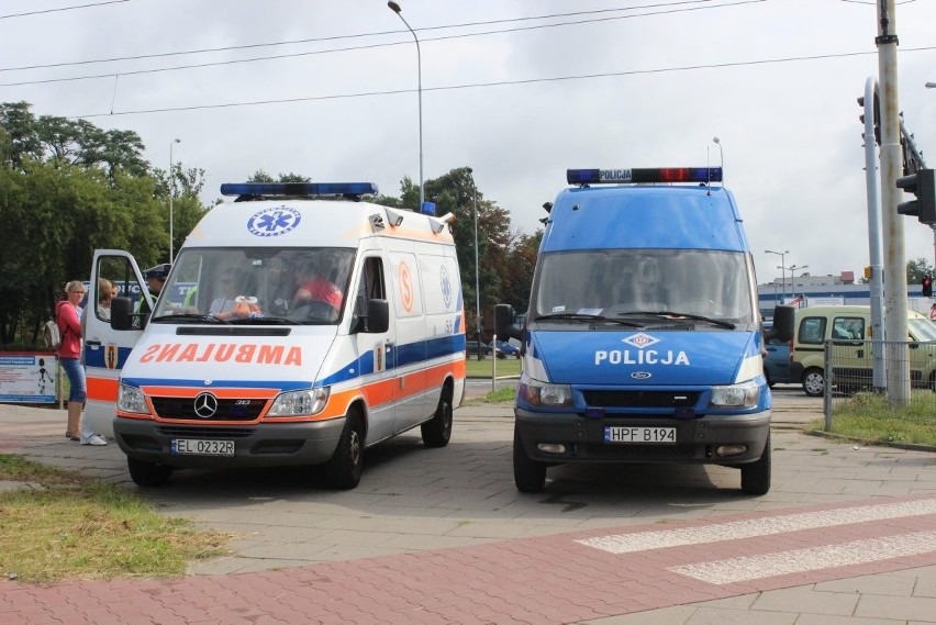 Wypadek 11-letniej rowerzystki na ul. Zgierskiej
