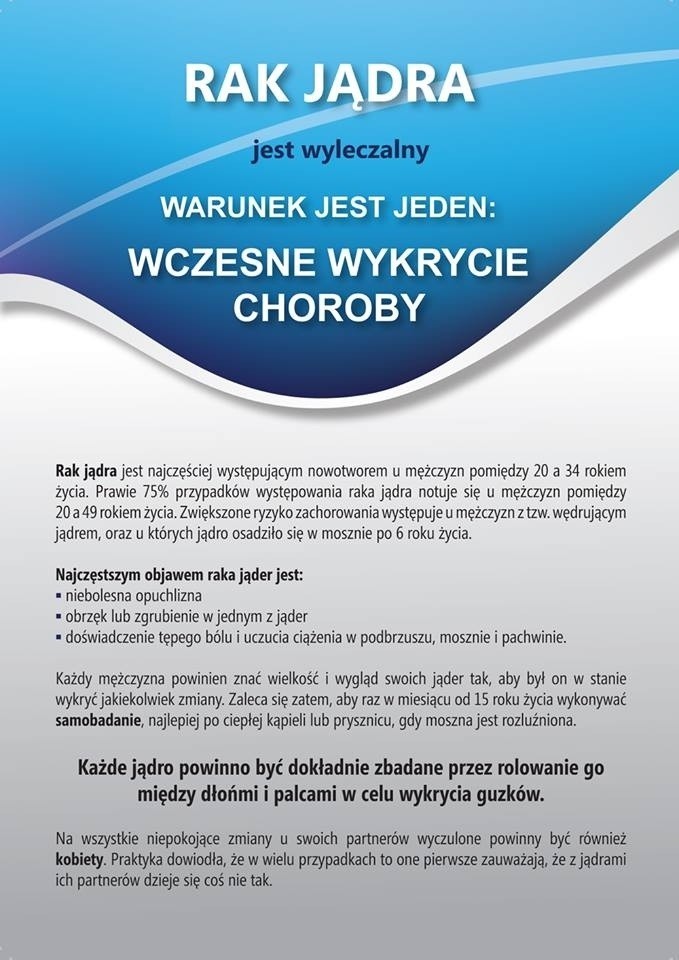 Jak wykryć raka jądra - krótka instrukcja