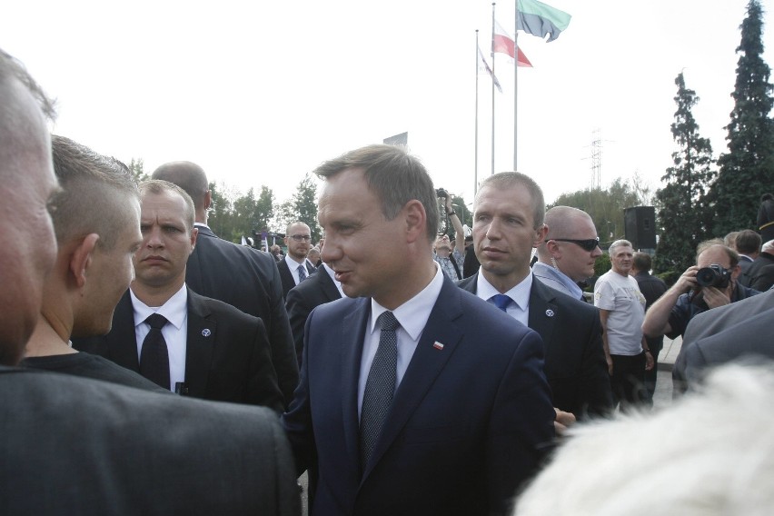 Prezydent Andrzej Duda w Jastrzębiu na uroczystościach...
