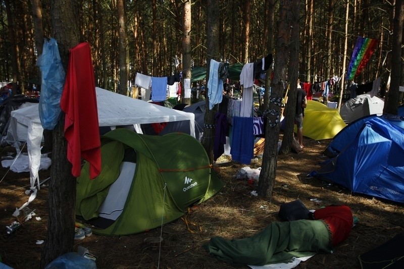 Woodstock 2014: Tu się mieszka! Miasteczko namiotowe w lesie