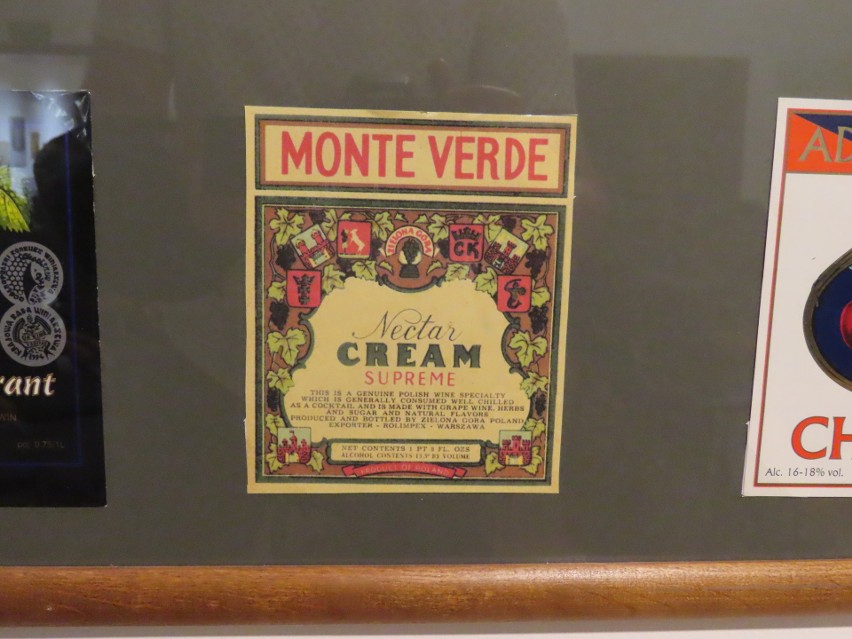 Etykieta słynnego kiedyś kremu "Monte Verde" (po łacinie...