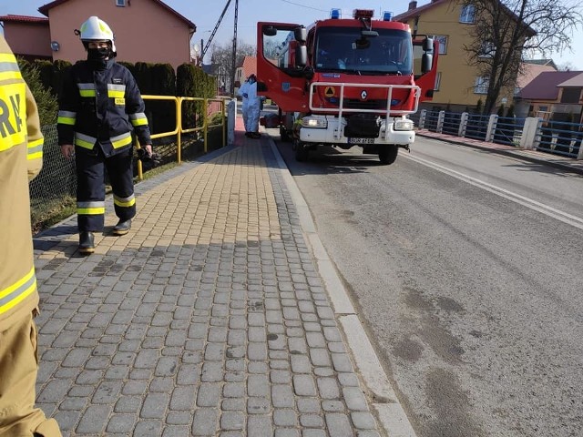 Strażacy z OSP Wąsosz ratowali kobietę z COVID-19