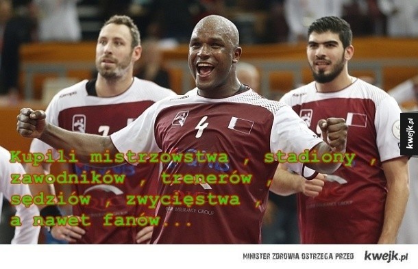 Katar kupił medal, sędziowie w rolach głównych. Internet o meczu Polska - Katar [ZOBACZ MEMY]