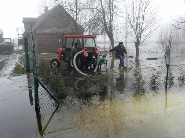 Powódź w Słońsku pod Inowrocławiem