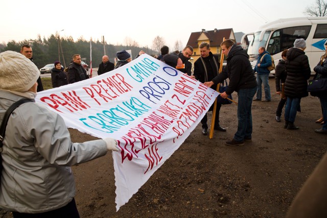 Zwolennicy utworzenia gminy Grabówka manifestowali w Warszawie