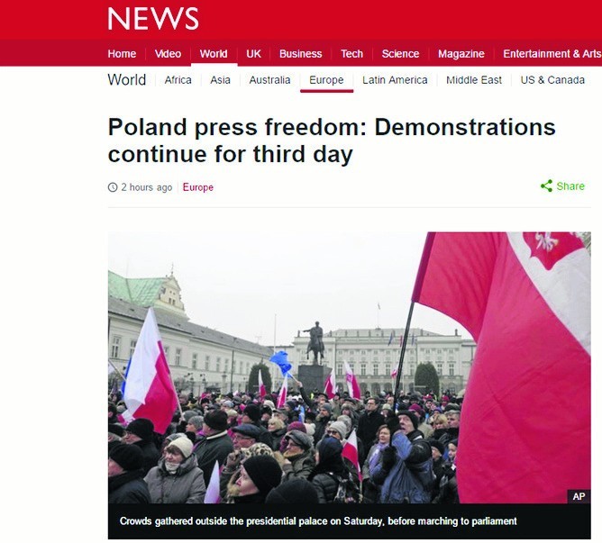Na czołówkach światowych mediów. Zagraniczna prasa szeroko komentuje polski kryzys polityczny