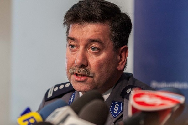 Insp. Marek Dyjasz kierował akcją zatrzymania podejrzanych.