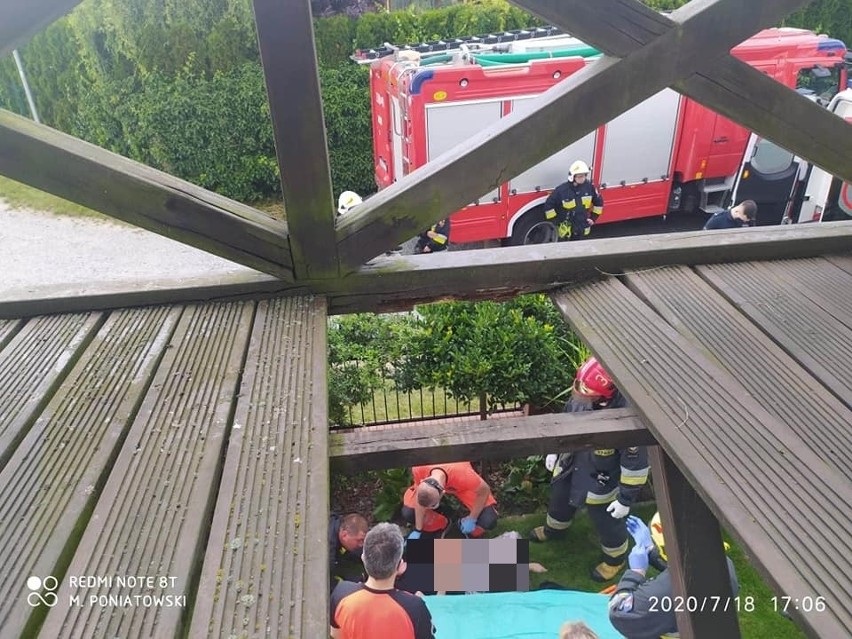 Wypadek w Kotowicach w gminie Siechnice