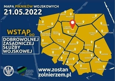 Zapraszamy na piknik wojskowy do Golubia-Dobrzynia