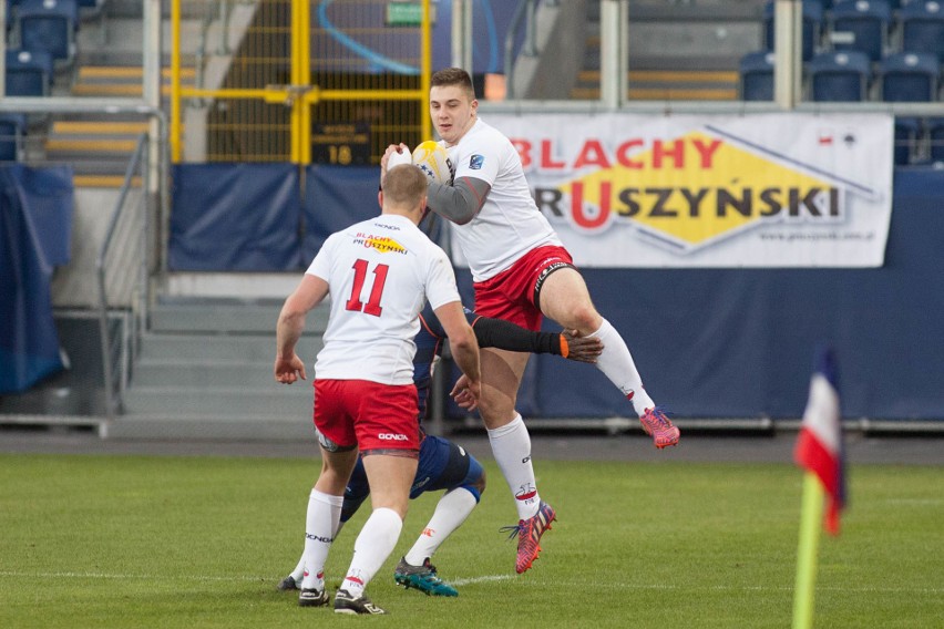 Rugby. Holendrzy nie mieli litości. Wysoka porażka Polaków na Arenie Lublin (ZDJĘCIA)