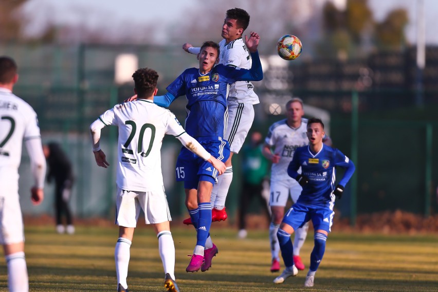 Śląsk Wrocław - Miedź Legnica 2:2. Zdjęcia z pierwszego sparingu Śląska i Miedzi w 2020 roku