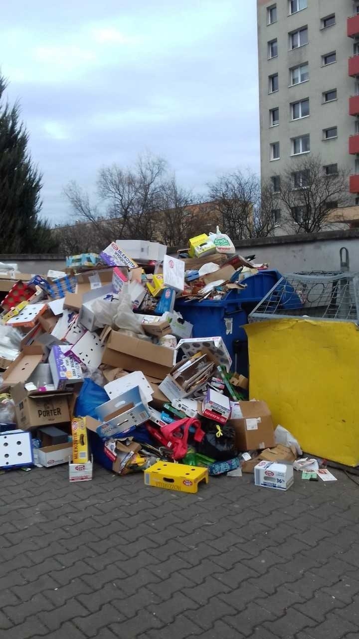 Na Winogradach mieszkańcy także borykają się z górą odpadów w niektórych śmietnikach. GOAP apeluje o cierpliwość