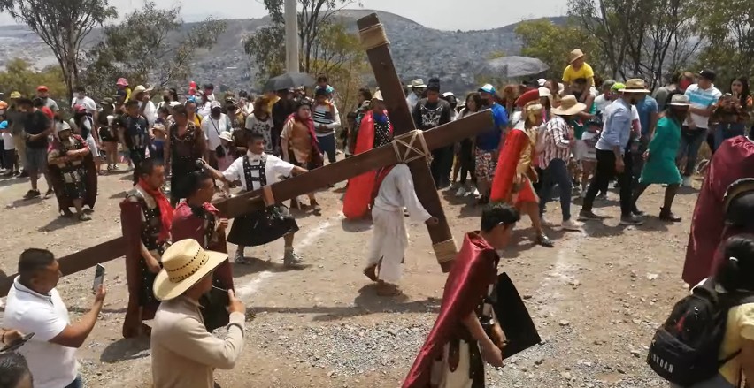 Meksykańska Pachuca de Soto posiada swoją drogę krzyżową, w...