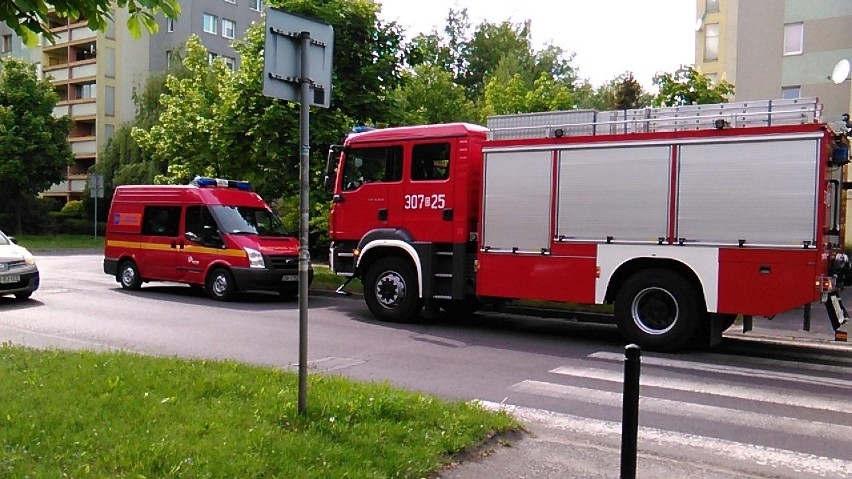 Wrocław: Groźnie wyglądający pożar przy ul. Bajana (FOTO)