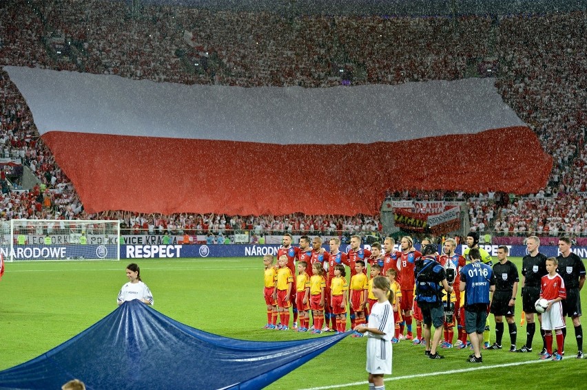 Sektorówka na meczu Polska - Czechy podczas Euro 2012