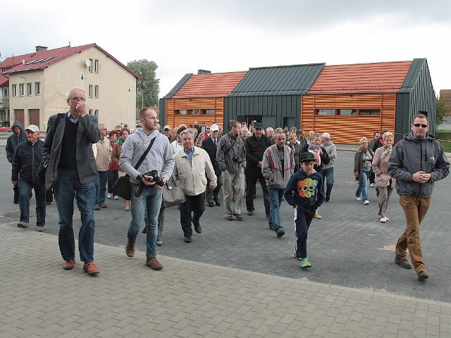 Zwiedzanie nowego portu w Grudziądzu