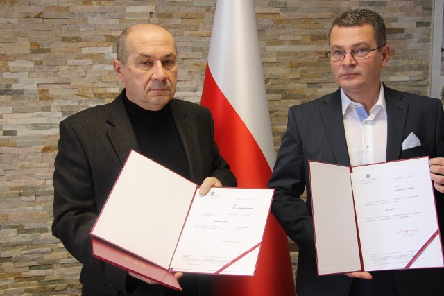 Od lewej: Kazimierz Błoński i Jacek Łuniewski