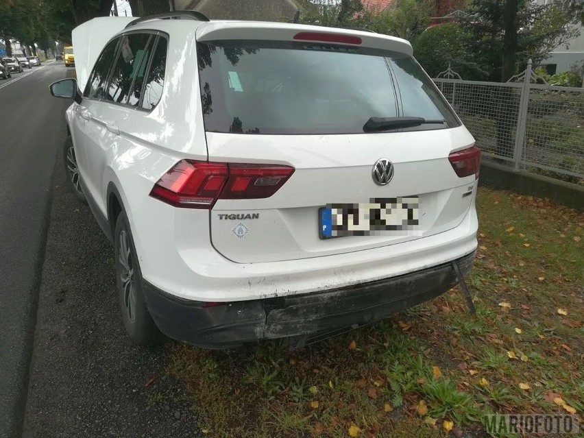 Wypadek w Dobrzeniu Małym. Zderzenie dwóch volkswagenów